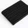 Male purse without fastening, for bills, for cards, black color