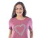 Women's tunic, size 44, raspberry color
