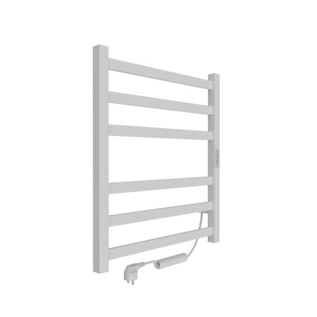 Electric towel Indigo Oktava Slim 3, 600x500 mm, hidden installation, white-1
