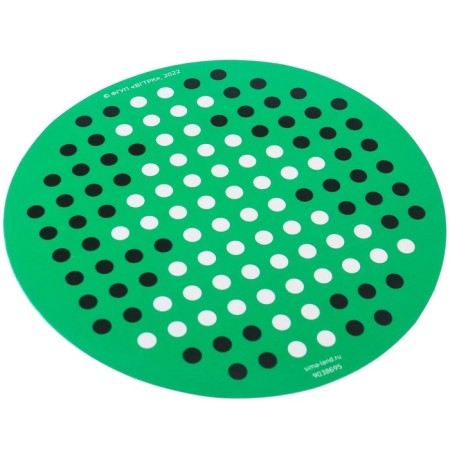 Tablet training “Magnetic drawing: Leo and Tig”, 120 holes, yellow color-2