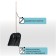 Lighting plastic, bucket 410 × 415 mm, with a metal bar, wooden stalk, with a handle