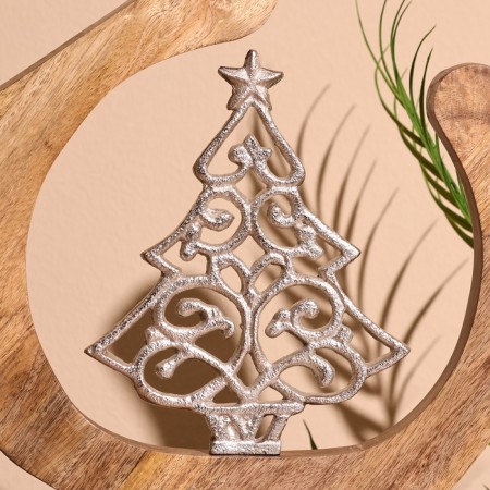 Interior souvenir in the wooden ring "Christmas tree" 33x8x34 cm-2