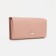 Women's wallet on magnets, pink color