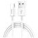 Hoco X23, Type -C cable - USB, 3 A, 1 m, TPE braid, white