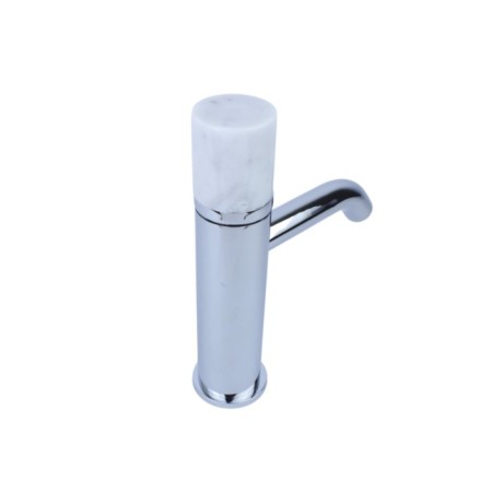Bronze de Luxe Focus 24601cm sink mixer, pour 120 mm, brass, chrome/marble-1