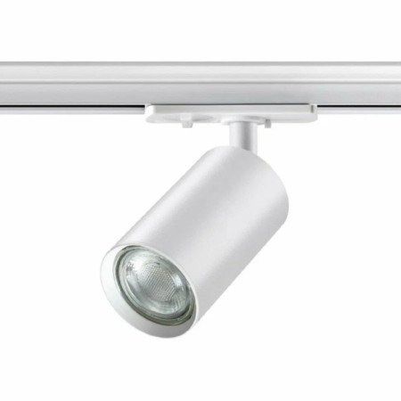 Snock -shaped single -phase three -core novotech. PIPE, 50W, GU10, 140x81 mm, white color