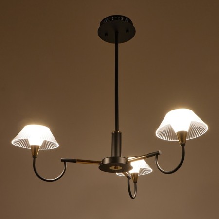 Chandelier 1695/3 LED 72W 3000-6000K black and gold 65x65x26.5 cm Bayerlux-3