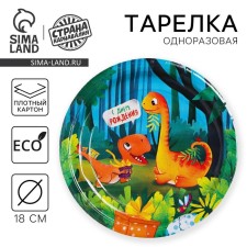 Disposable paper plate 