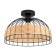 Anwick chandelier, 1x60W E27, black color