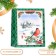 Gift package "Bullfinch on a branch", 18 x 22.3 x 10 cm
