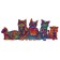 Wooden figured puzzle "Fluffy paws", 5 B1