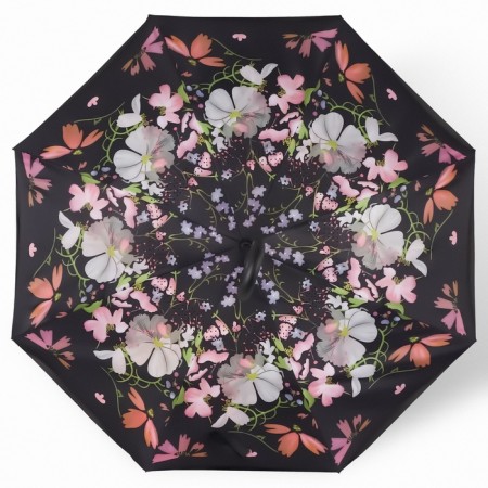 Umbrella - on the contrary, "flowers", mechanical, 8 spokes, r = 53 cm, color mix-3