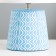 Maura table lamp E14 40W Blue 23x23x33 cm Risalux