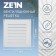 Ventilation grate Zein Lux RM1717C, 175 x 175 mm, with a grid, metal, gray