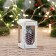 Christmas tree decoration "border in the snow, burgundy", in gift packaging, H-9 cm