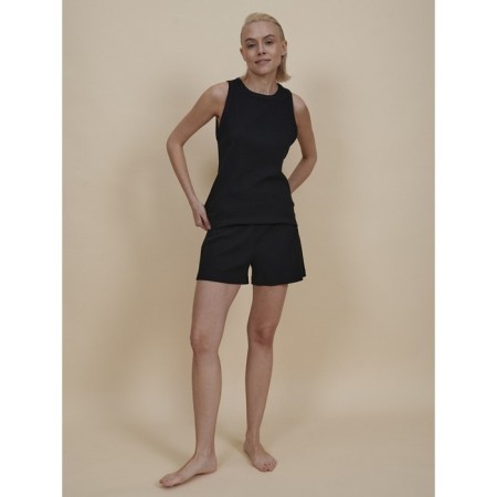 Female T -shirt, size XS, black color-4