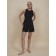 Female T -shirt, size XS, black color