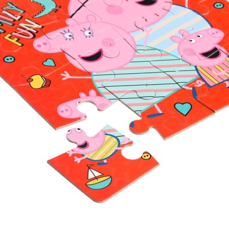 Puzzle "Pig Peppa: Family Evening", 16 elements-4