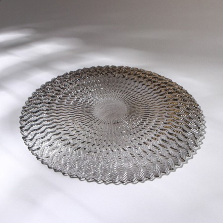 Plate "Retro Grey", D = 21, Color gray-2