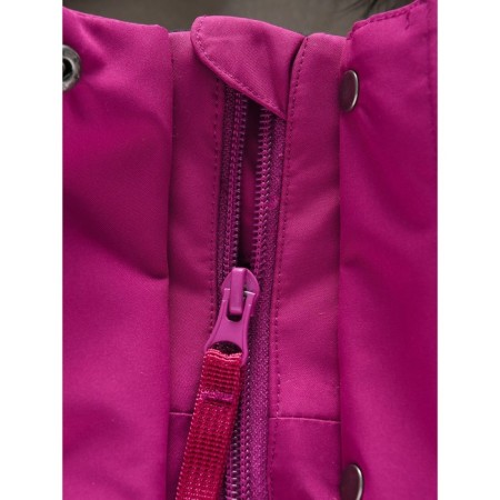 Winter park for a girl, height 152 cm, raspberry color-8