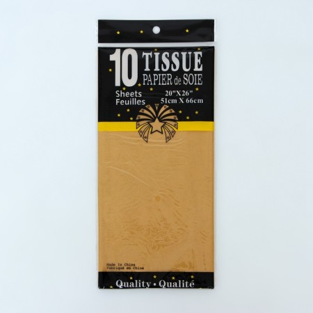 Packaging paper with silence, mustard, 50 x 66 cm-3