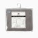 Set of pillowcases "Ethel" 50x70 cm - 2 pcs, gray color, 100% cotton, calico
