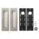 SH010 URB SN-3 handle for sliding doors, matte nickel color