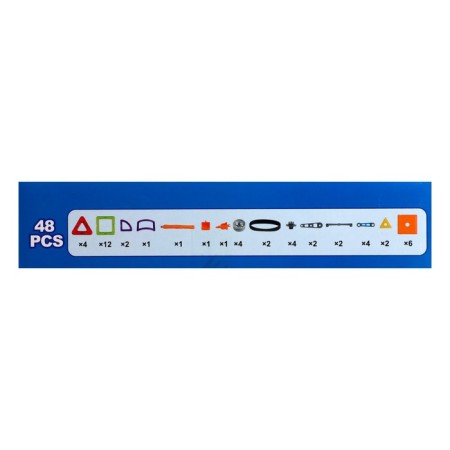 Magnetic designer "Magic Magnet", 48 parts-3