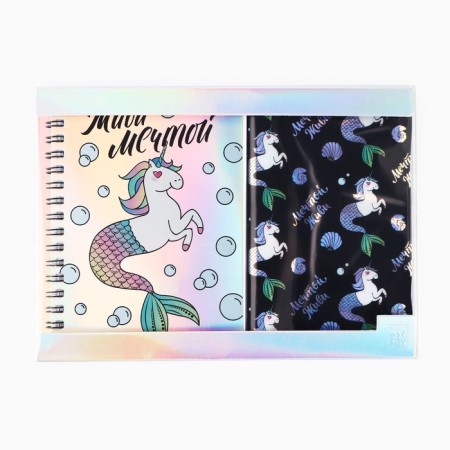 Set "Fairytale": Diary 40l, passport cover
