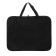 Folder with handles A4 textiles, 350 x 275mm, office, PDM-4, ​​external pocket, black