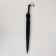 Umbrella - semi -automatic cane "plain", 16 knitting needles, r = 48 cm, black color