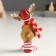 Polystone souvenir "Losyash in a red cap and striped leggings, with a bag" Mix 3x5x9.5 cm