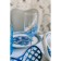 Set of wedding glasses "Rings", white and white