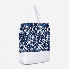Household bag without fastening, blue color