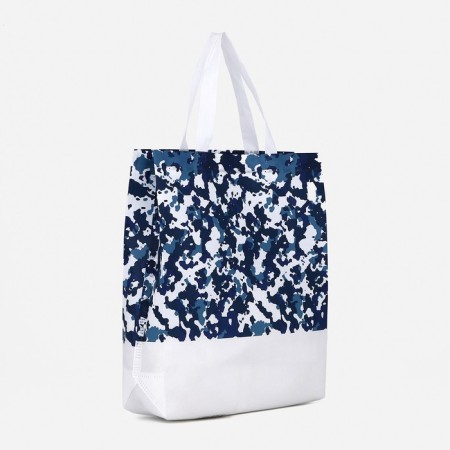 Household bag without fastening, blue color