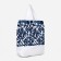 Household bag without fastening, blue color