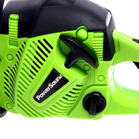 Forest chainsaw, light green, sound effects, works from batteries-3