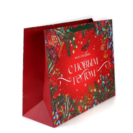 Laminated horizontal “New Year's fairy tale”, XL 49 x 40 x 19 cm, New Year-2