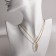 Kulons "Demetrons" Wing, the color of silver-gold, 45 cm