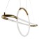 Chandelier 1607/2 LED 73W 4000k gold 85x35 cm Bayerlux