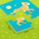 Set 3 in 1 “residents of the forest”: 12 puzzles, a book with stickers, coloring