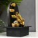 The desktop fountain from the network, the backlight "Golden Ganesh at the waterfall with bowls" 35x25x20 cm