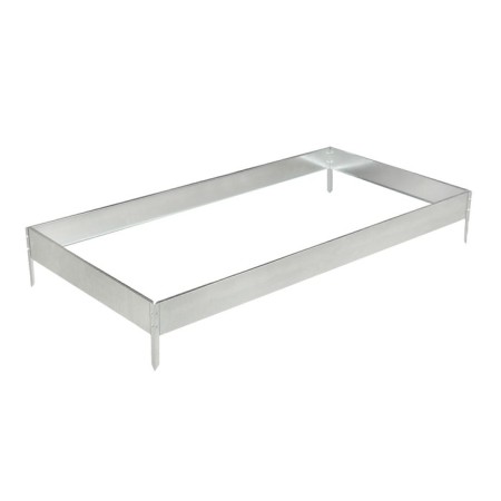 Glocked bed, 195 × 100 × 15 cm, gray, Greengo-7