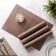 A set of serving napkins on the table “Chess”, 45 × 30 cm, 4 pcs, the color is light brown
