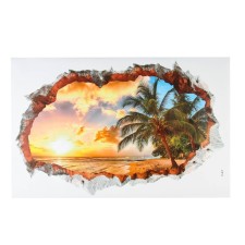 Sticker 3D Interior Sea 90*60cm