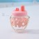Water bottle "Beauty", 400 ml, 8 × 14.5 cm, pink color