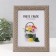 Photo frame plastic 15x20 cm "Brick masonry" Cinnamon 24x19 cm