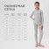 Термобелье для девочки (лонгслив, легинсы) цвет серый меланж, рост 146