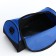Sports bag with lightning, external pocket, long belt, blue/black color