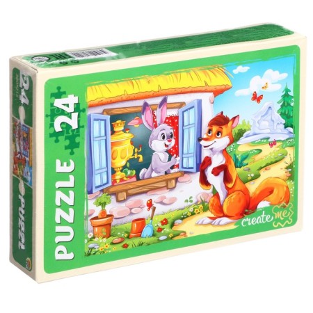 Maxi-Puzzles "Zayushkina hut", 24 elements